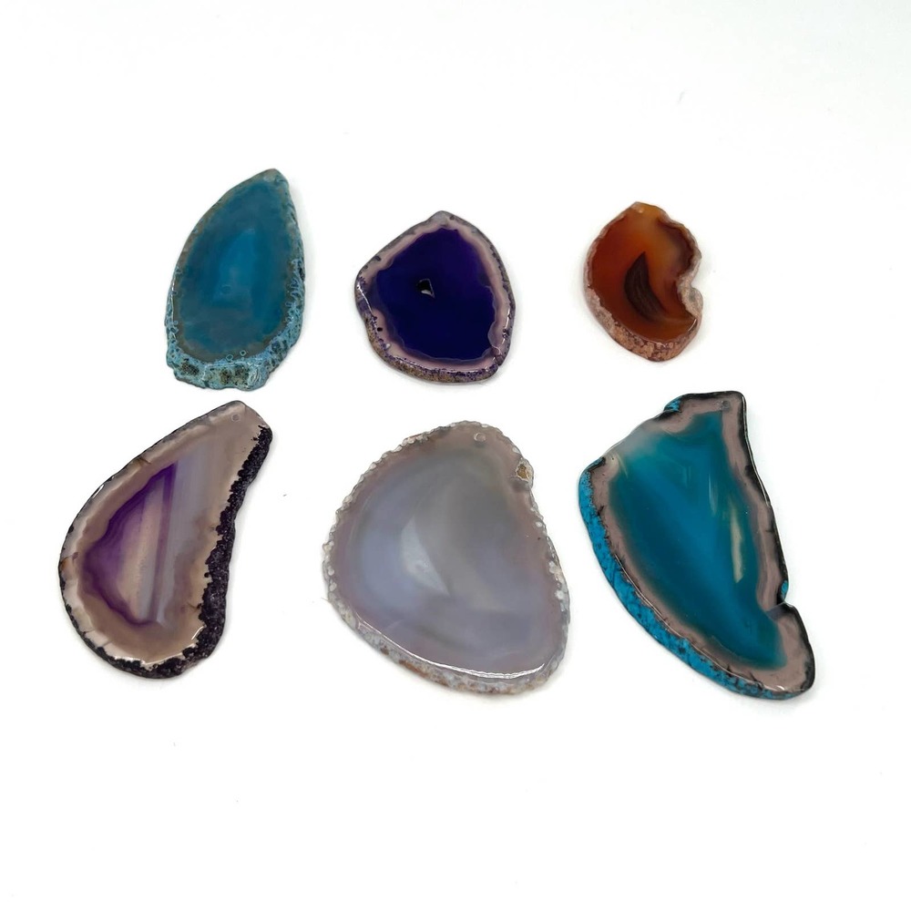 Agate jewelry pendants